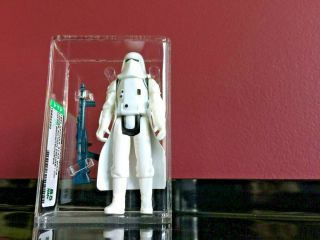 Vintage Star Wars.  AFA 85 - - China COO Hoth Stormtrooper.  Ice Cold Cool Variant 3
