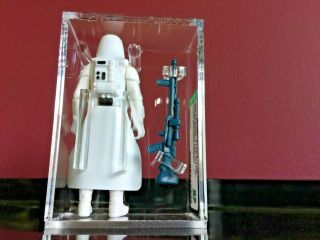 Vintage Star Wars.  AFA 85 - - China COO Hoth Stormtrooper.  Ice Cold Cool Variant 4