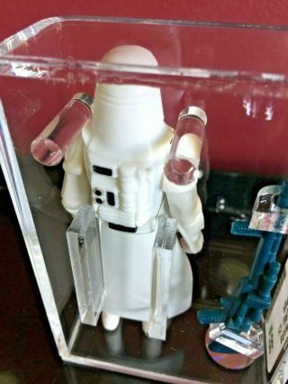 Vintage Star Wars.  AFA 85 - - China COO Hoth Stormtrooper.  Ice Cold Cool Variant 7