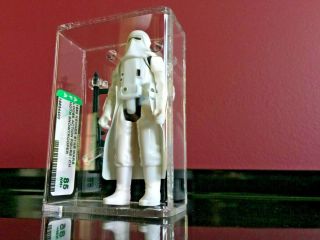 Vintage Star Wars.  AFA 85 - - China COO Hoth Stormtrooper.  Ice Cold Cool Variant 8