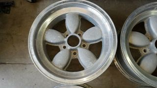 vintage set of 15x7 American racing 200s mag wheels ford mustang daisy amc 4
