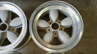 vintage set of 15x7 American racing 200s mag wheels ford mustang daisy amc 5