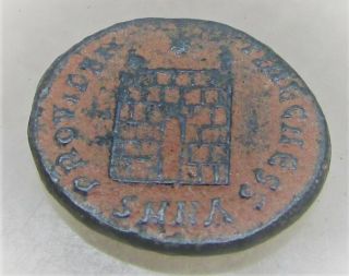 Ancient Roman Bronze Coin Campgate