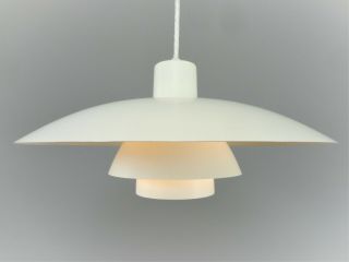 Ph 4/3 - Poul Henningsen - Made By Louis Poulsen - White - Vintage Pendant Lamp