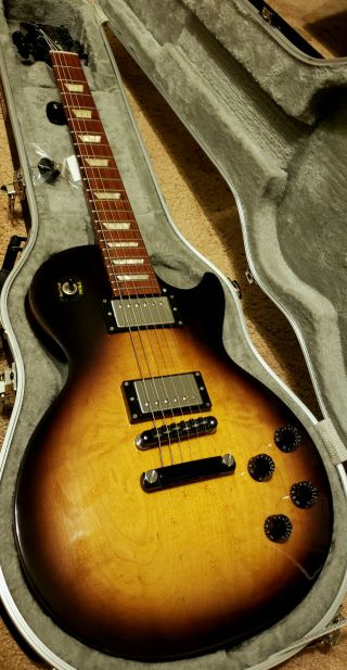 2013 Gibson Vintage Tobacco Sunburst Les Paul Studio With Hardshell Case