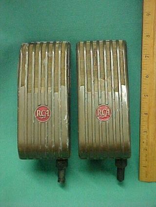 Vintage Rca Mi 6203 B Lo Varicoustic Ribbon Microphones Parts