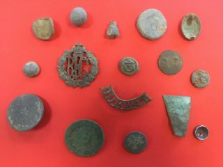 Metal Detecting Finds Including Wwii Badge