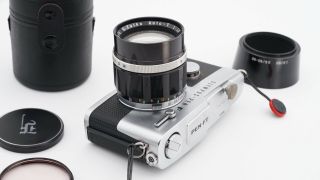 Set - Pen Ft - Olympus G Zuiko Auto T 60mm F/1.  5 Lens,  Filter,  Case,  Cap - Rare