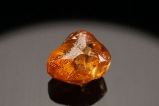 VERY RARE Fancy Orange Gem Diamond Crystal ANABAR RIVER,  RUSSIA 11