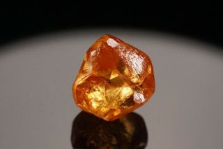 VERY RARE Fancy Orange Gem Diamond Crystal ANABAR RIVER,  RUSSIA 2