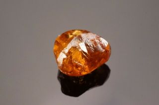VERY RARE Fancy Orange Gem Diamond Crystal ANABAR RIVER,  RUSSIA 6