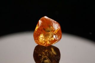VERY RARE Fancy Orange Gem Diamond Crystal ANABAR RIVER,  RUSSIA 7