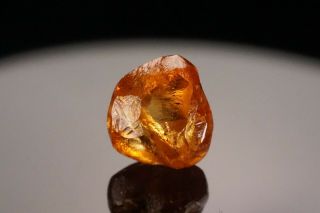 VERY RARE Fancy Orange Gem Diamond Crystal ANABAR RIVER,  RUSSIA 9