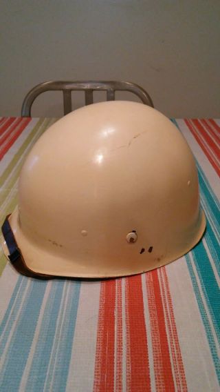 Ww2 M1 Helmet Liner With Chin Strap - White