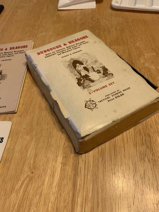 1974 Vintage Dungeons And Dragons 3 Booklets Set And Refrence Sheets 3