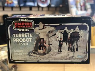 Kenner Vintage Star Wars Empire Strikes Back Turret & Probot Playset Misb