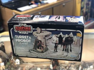 Kenner Vintage Star Wars Empire Strikes Back TURRET & PROBOT Playset MISB 3