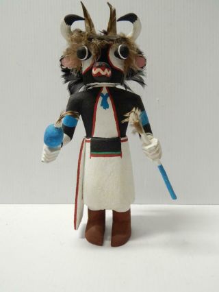 Vintage Hopi Pueblo Indian Cow Kachina Doll - Classic Old 1950 - 60s Style
