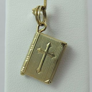 14k Gold 3d Bible Lord 