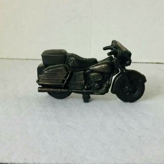 Antique Vintage Cast Iron Miniature Toy Motorcycle Pencil Sharpener