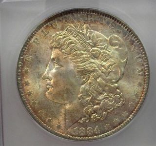 1884 - O Morgan Silver Dollar Icg Ms67,  Valued At $7,  000 Very Rare This