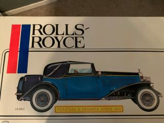 Pocher Rolls Royce Nos 1932 Phantom Ii Sedanca Coupe 1/8 Scale Complete
