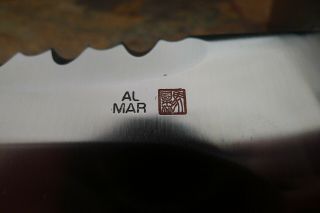 EXTREMELY RARE AL MAR Warrior Seki Japan Combat Knife NO SHEATH 10