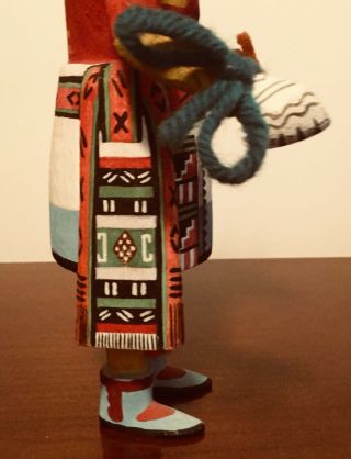 Vintage Hopi Kachina Doll.  Bumblebee (Momo Hopi name) 10” Tall 4” Wide. 5
