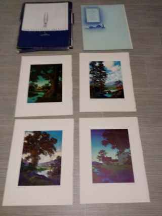 4 Vintage Maxfield Parrish Our America