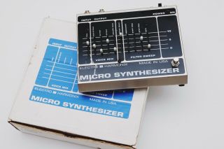 Electro - Harmonix Microsynth Octave Guitar Effect Pedal Synth Vintage