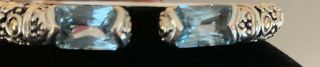 Rare Retired John Hardy Bangle Topaz Bracelet Sterling Silver & 18k Gold. 5