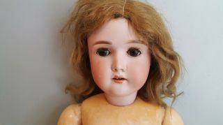 Antique German Pansy Iii Bisque Head Doll 23 " Tall,  Attic Find Nr.  " Pretty Face "