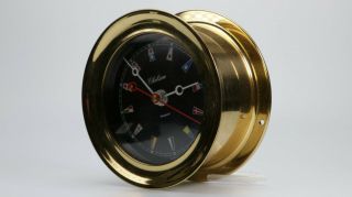 Chelsea Ship ' s Bell Heavy Brass Nautical Clock 4  FACE OVERALL 5 1/2 