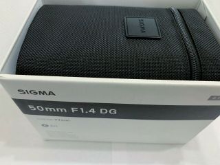 Sigma 50mm f/1.  4 f1.  4 DG HSM Art Lens for Canon (Rarely) 4