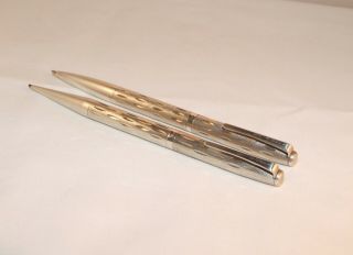 VINTAGE YARD - O - LED STERLING SILVER MECHANICAL PENCIL & BALLPOINT PEN SET 3