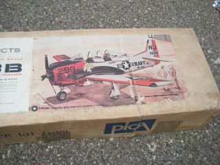 PICA T - 28 B Vintage Model RC Airplane Kit. 4