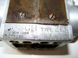 Old BOSCH ZE1 MAGNETO Antique Motorcycle Harley Indian Triumph Gas Engine HOT 11