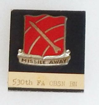 530th Field Artillery Observation Battalion Di Pin Back