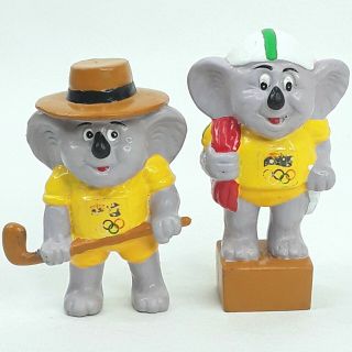 Olympics Willy Koala Figure Toy Doll Figurine Vintage
