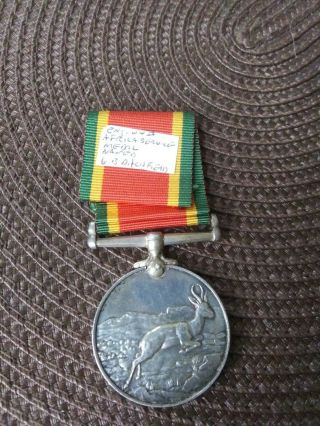 Ww2 British English Africa Service Silver Medal Named G B Ditchfield Wwii 10862