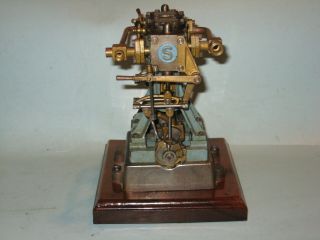 Vintage Stuart 10d Marine Model Live Steam Engine With Reversing Gear
