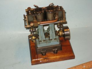 Vintage Stuart 10D Marine Model Live Steam Engine with Reversing Gear 4