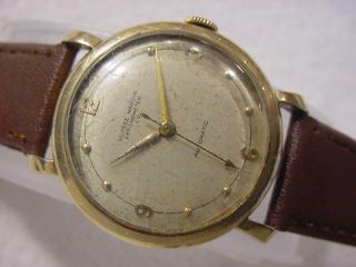 Vintage GOLD FD large antique Art Deco ULYSSE NARDIN CHRONOMETER AUTOMATIC watch 2