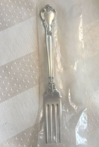 Gorham Chantilly Sterling Silver 7 5/8 " Dinner Fork Nip Silverware Collector