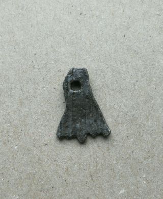 Ancient Viking Tin noisy Ducks foot pendant 9th - 10th cent.  A.  D 2