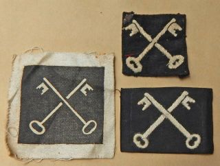 Ww2 Era British Army Formation Patches 2nd Infantry Division U.  K.  Crossed Keys