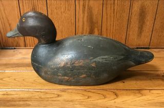 Antique Mason Premier Drake Redhead Decoy OP 3