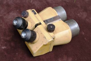 WW2 German Flak Binoculars D.  F.  10x80 maker code - dkl -.  rare stamps paint 6