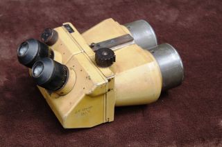 WW2 German Flak Binoculars D.  F.  10x80 maker code - dkl -.  rare stamps paint 8