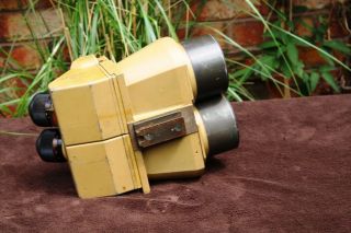 WW2 German Flak Binoculars D.  F.  10x80 maker code - dkl -.  rare stamps paint 9